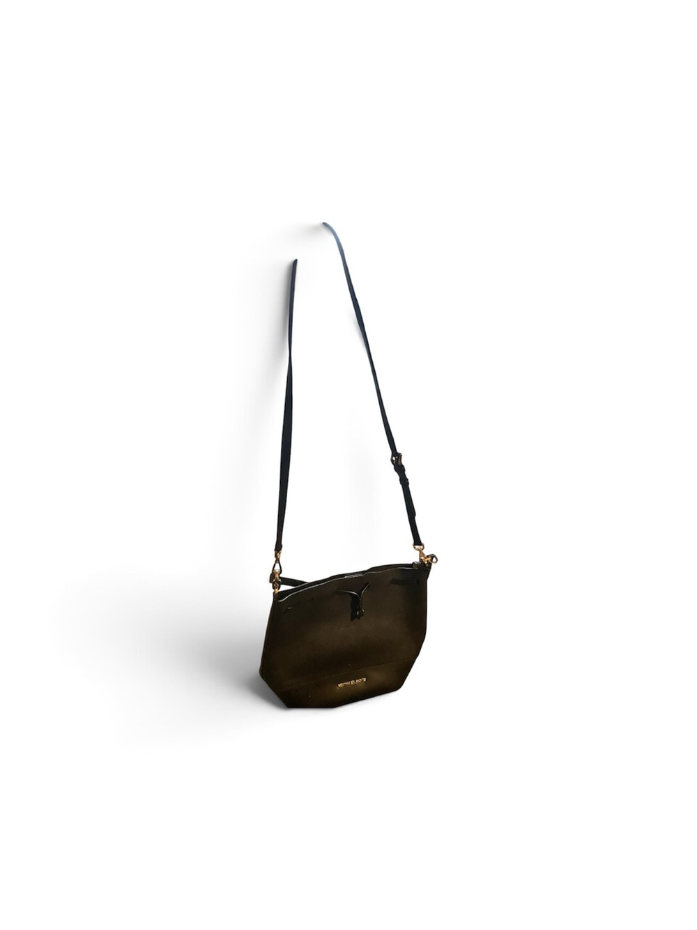 Michael Kors Black Crossbody Bag with Gold Hardware